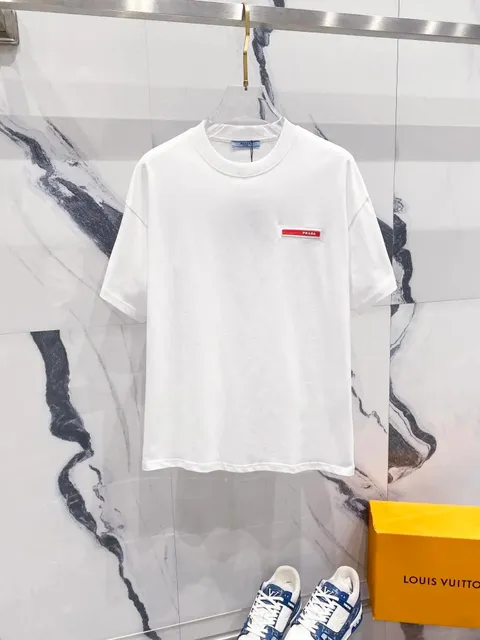 Prada Logo Patch T-Shirt