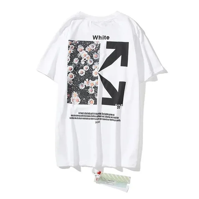 Off-White Arrow Graphic Tee Daisy Print