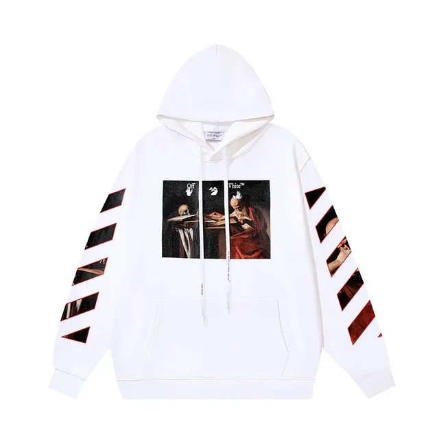 Off-White Hoodie Painting Print
