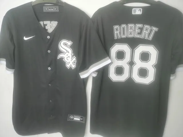 Nike Chicago White Sox Alternate Jersey Black with White Lettering