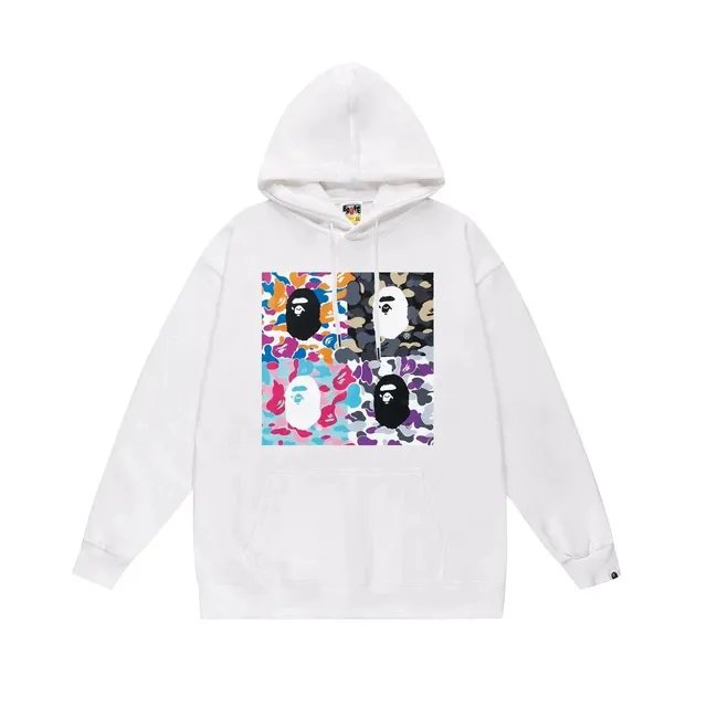 BAPE Hoodie Multi Camo Ape Head Print