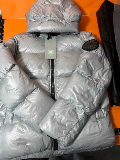 Canada Goose Puffer Jacket Metallic Silver