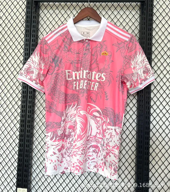 R-D 25/26 Special-P 皇马粉龙金标T恤