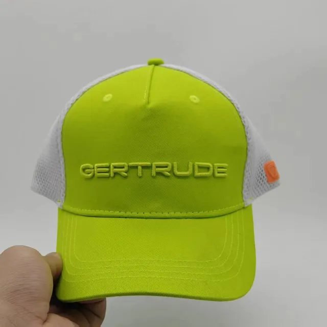 Gertrude Gaston Trucker Cap Embroidered Logo