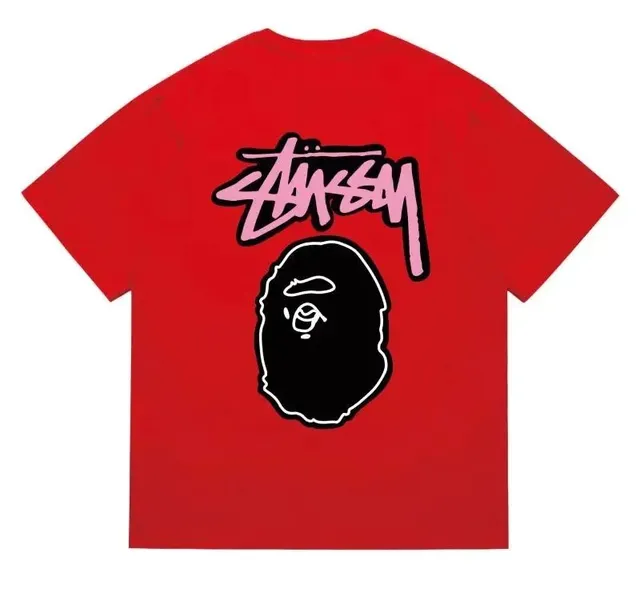 Stüssy Graphic Tee Bape x Stussy Collaboration