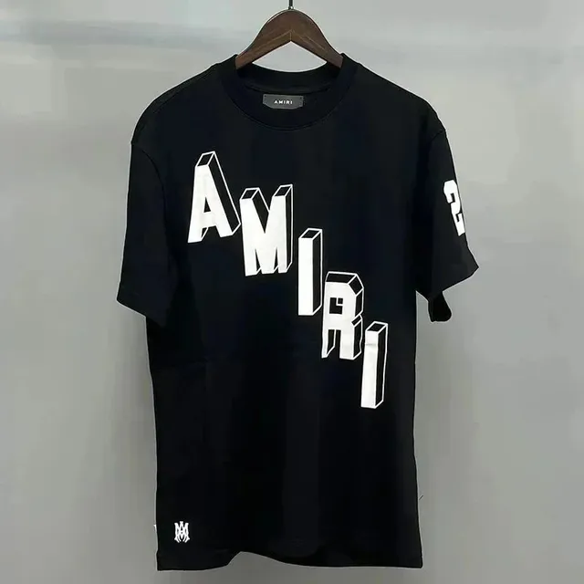 Amiri Graphic T-Shirt 3D Logo Print
