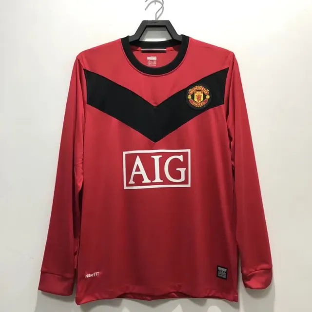 2010 manchester united home long sleeves