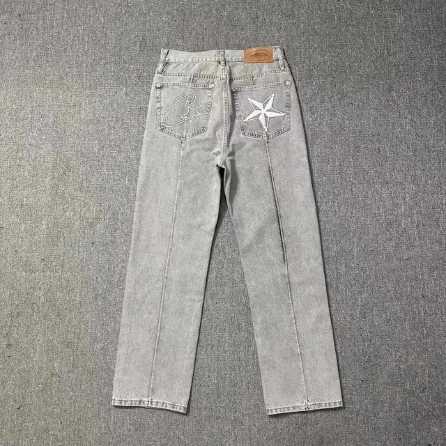 Corteiz Star Jeans Embroidered Star
