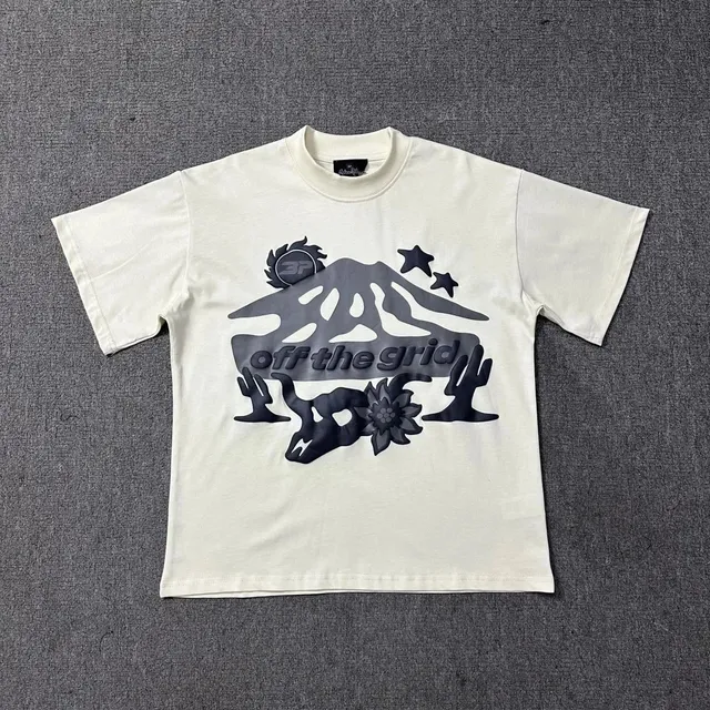Corteiz t shirts Desert Volcano Print