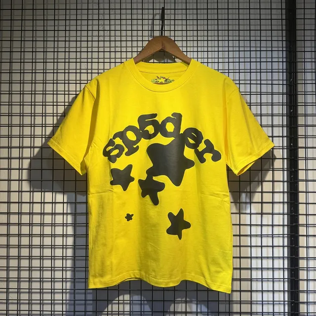 Sp5der Graphic Tee Star Print