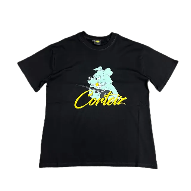 Corteiz Graphic Tee Dog with Rifle