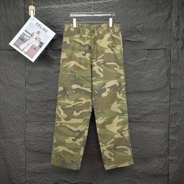 Celine Cotton Cargo Trousers