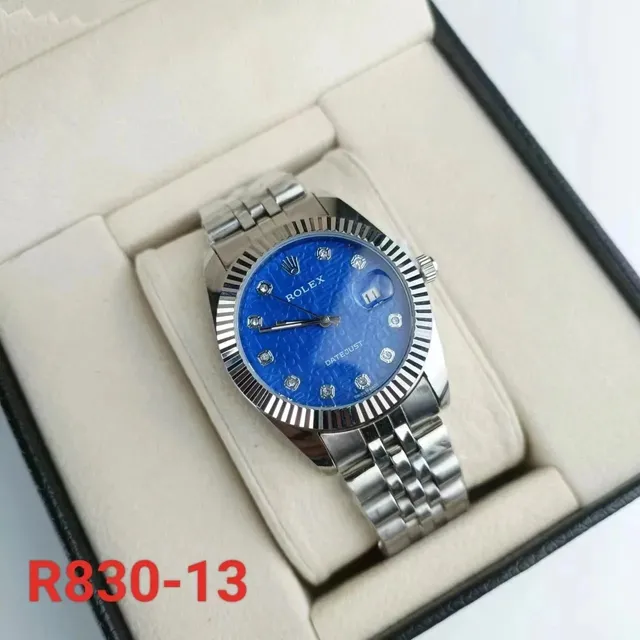 Rolex Datejust Blue Dial with Diamond Hour Markers