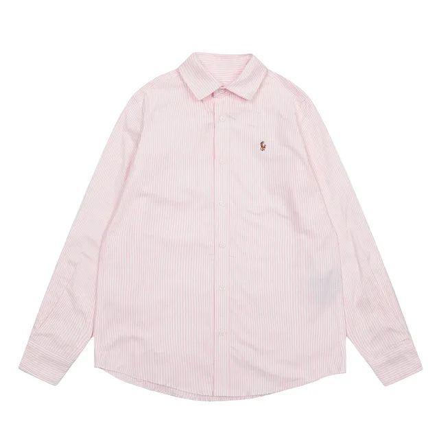 Polo Ralph Lauren Oxford Shirt Pink and White Stripe