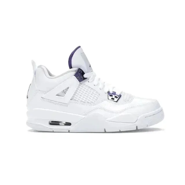 Air Jordan 4 White Purple