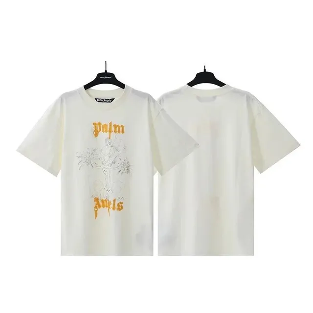 Graphic Tee Palm Angels Logo Print