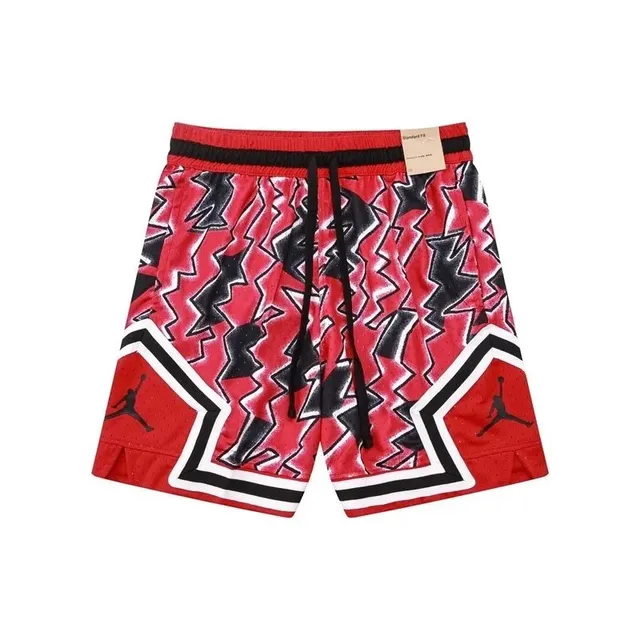 Jordan Basketball Shorts Zigzag Print