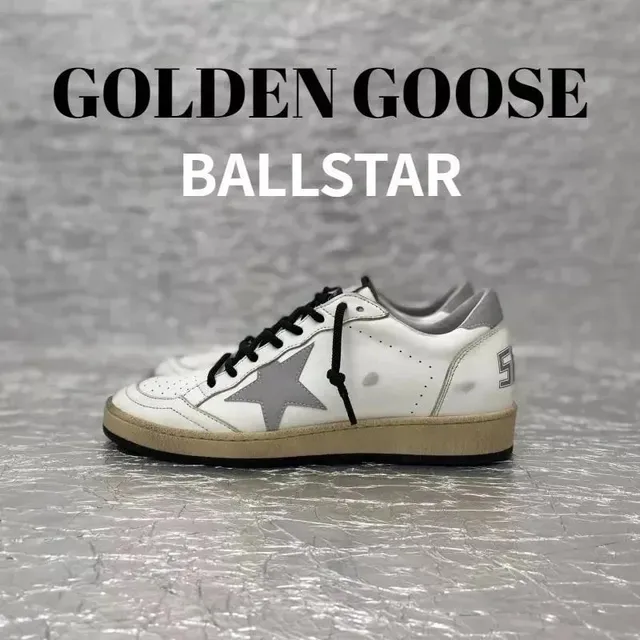 Golden Goose Ballstar White Grey Star