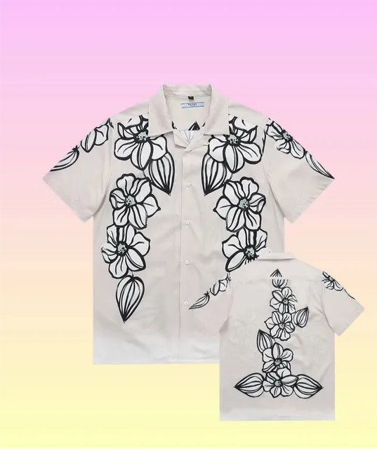 Prada Floral Print Shirt