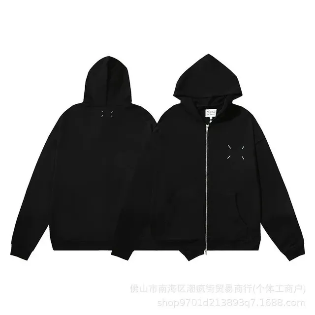 黑色拉链外套25