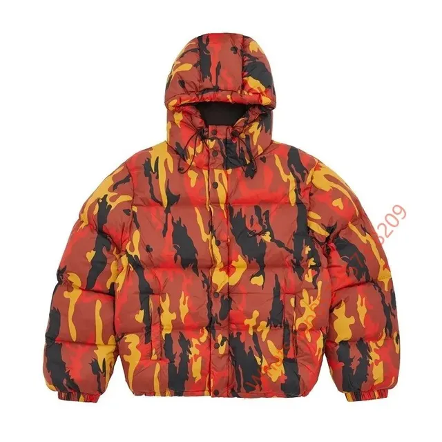 Balenciaga City Puffer Jacket Flame Camo