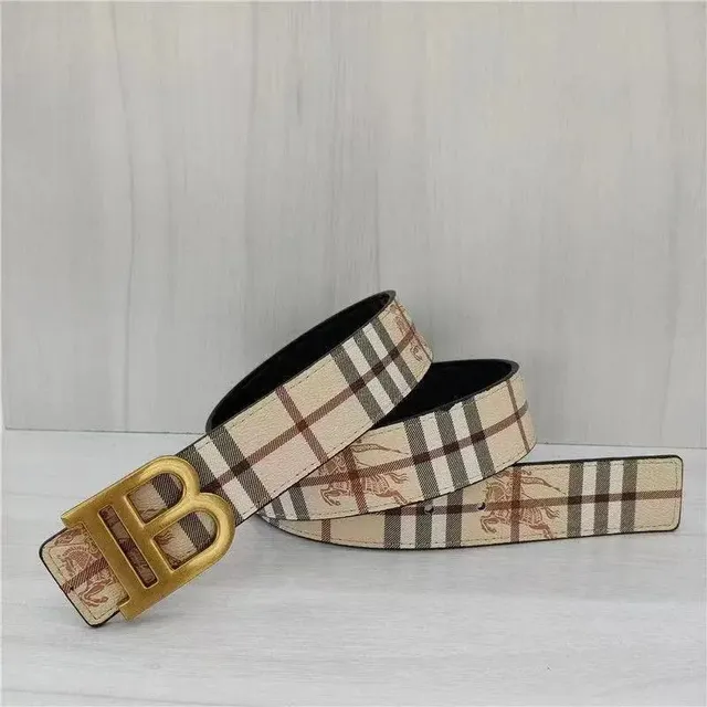 Burberry Check Belt Haymarket Check