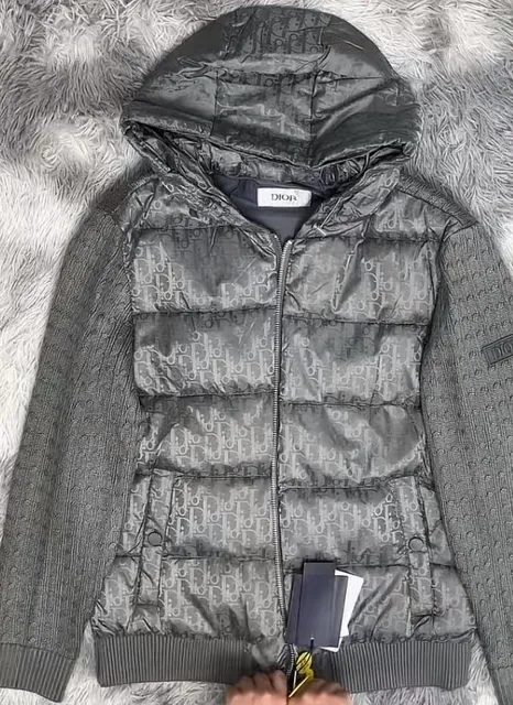 Dior Puffer Jacket Oblique Logo