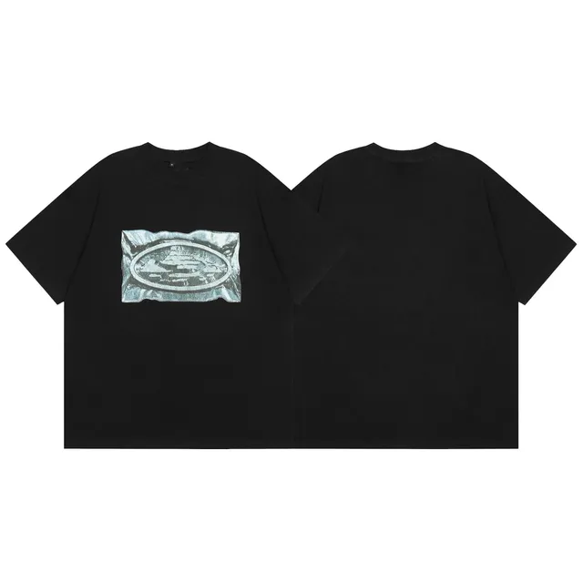 Corteiz Oval Logo Tee Metallic Print