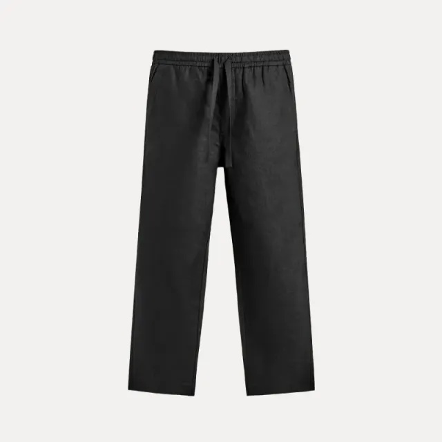 Louis Vuitton Drawstring Trousers Monogram Linen