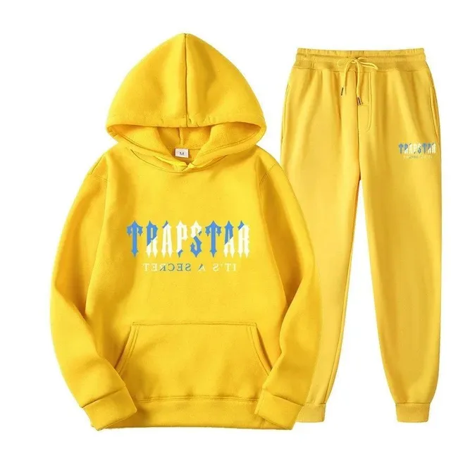 Corteiz Hoodie and Joggers Set TRAPSTAR Logo
