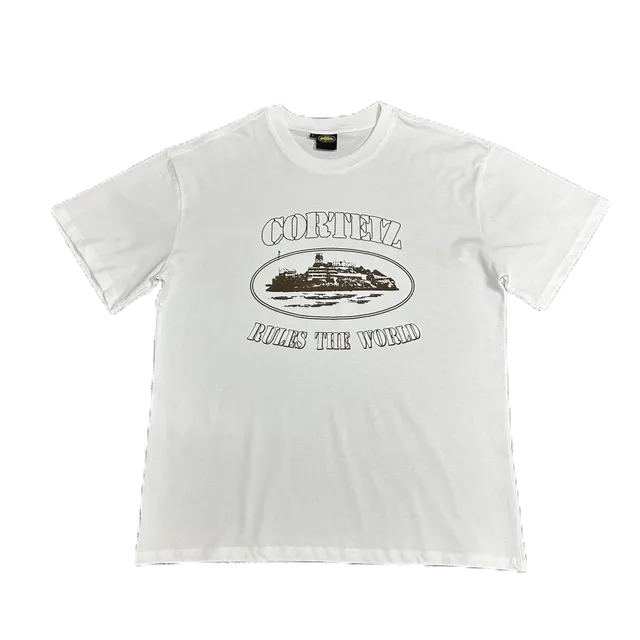 Graphic Tee Corteiz Rules the World