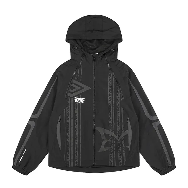 Umbro Windbreaker Jacket Logo Tape Print