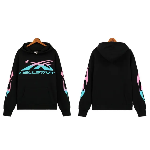 Hellstar Hoodie Flame Graphic