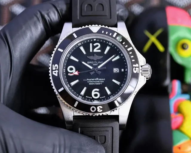 Breitling SuperOcean Chronometer Black Dial