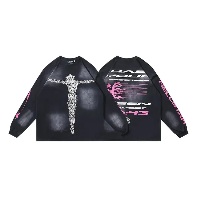 Hellstar Long Sleeve Tee Crucifix Print