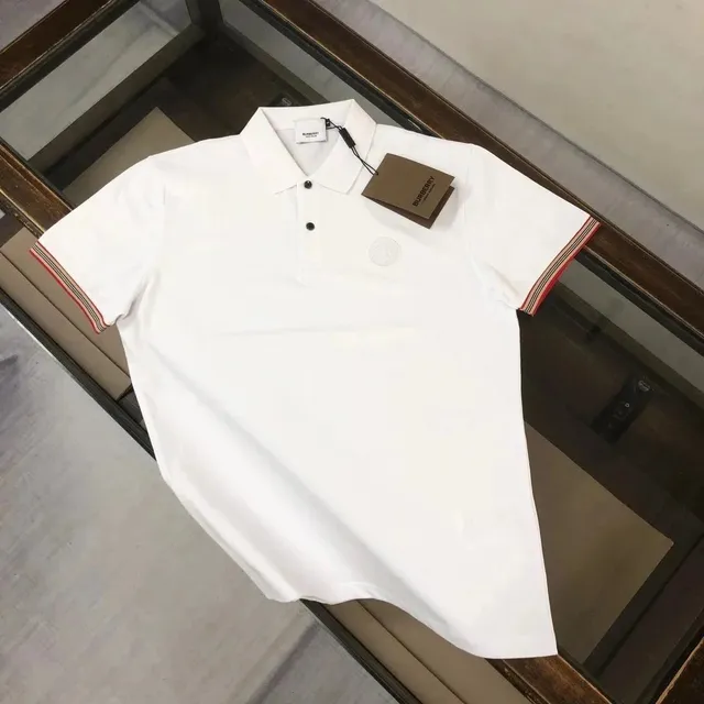 Burberry Polo Shirt Icon Stripe Cuffs