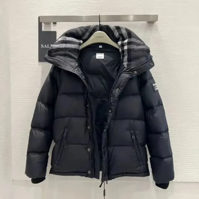 Burberry Puffer Jacket Checkered Hood