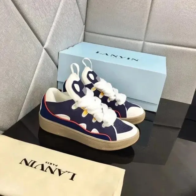 Lanvin Sneaker Navy White Red
