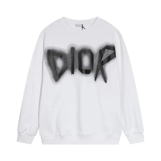 Dior Crewneck Sweatshirt Spray-Paint Logo