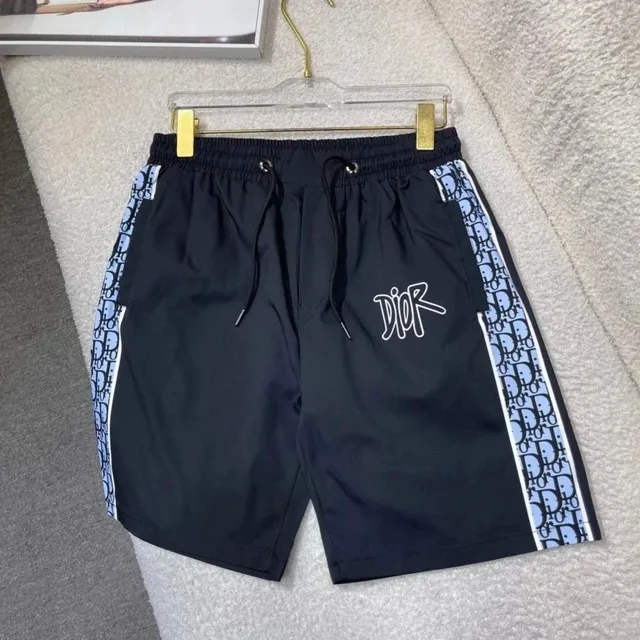 Dior Logo Tape Shorts Oblique Logo Tape