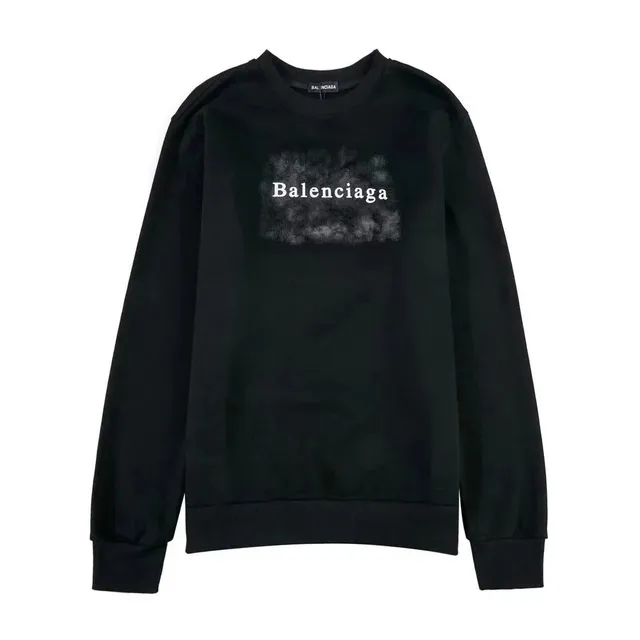 Balenciaga Crewneck Sweatshirt Distressed Logo
