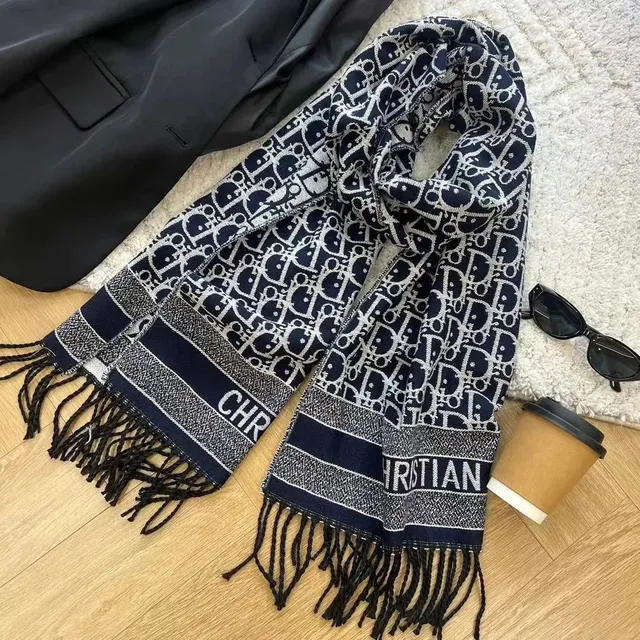 Dior Oblique Scarf Monogram Print
