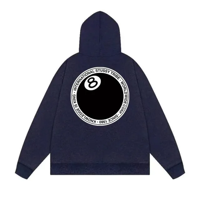Stüssy 8 Ball Hoodie Navy