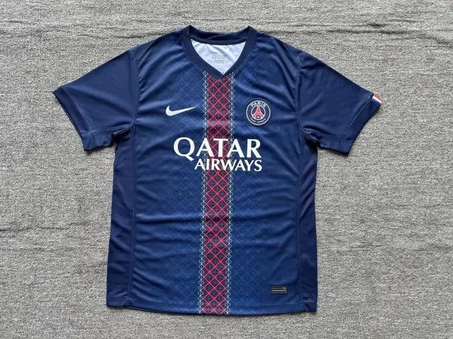 Nike × Paris Saint-Germain PSG Home Jersey Qatar Airways
