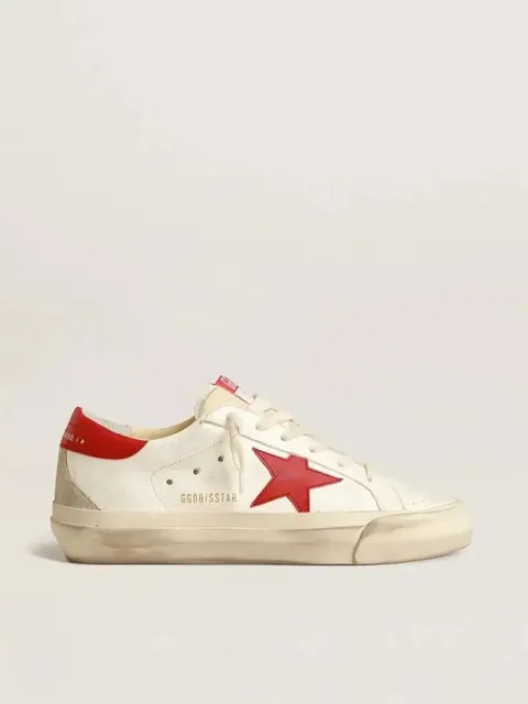 Golden Goose Superstar Red Star