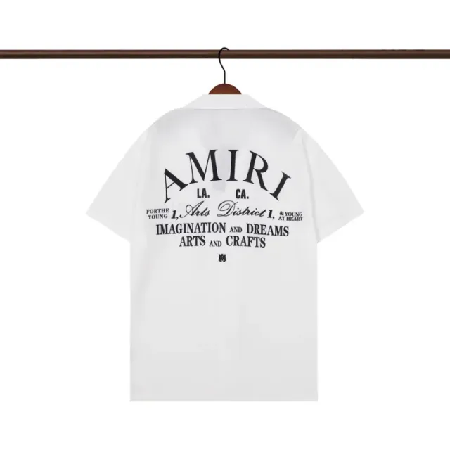 Amiri Short-Sleeve Shirt Arts District Print