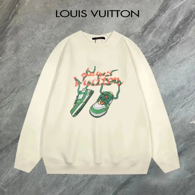 Louis Vuitton Crewneck Sweatshirt Sneaker Graphic Print
