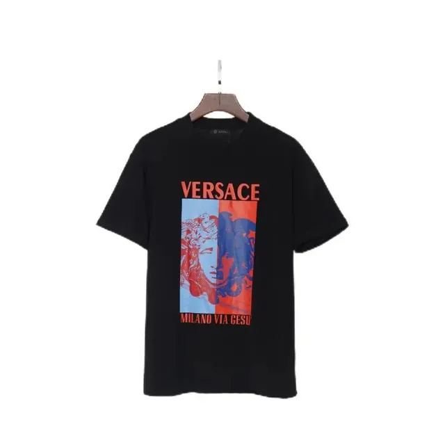 Versace Graphic T-Shirt Medusa Print