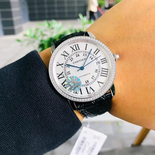 Cartier Tank Française Diamond Bezel