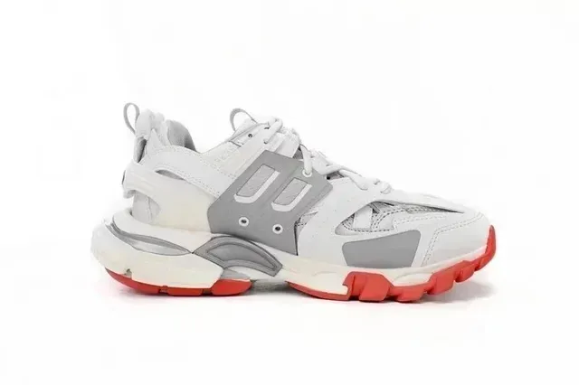 Balenciaga Triple S White Grey Red